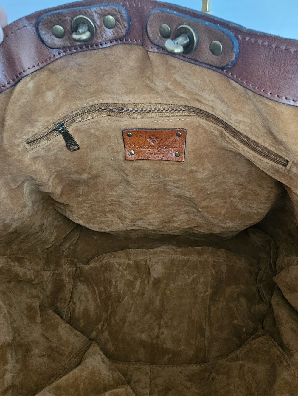 Patricia Nash Renaissance Revival Benvenuto Leather Tote Bag Limited Edition - Picture 5 of 16